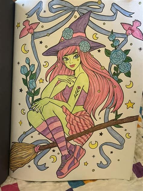 Pink haired witch